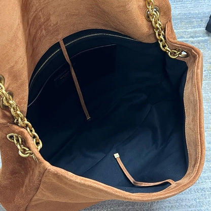 YSL Jamie 4.3 smeđa brušena koža